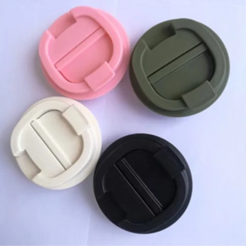 Plastic Coffee Cup Lids Multicolor Reusable Travel Flask Cover Lid Water Bottle custom color custom print logo Vietnam factory