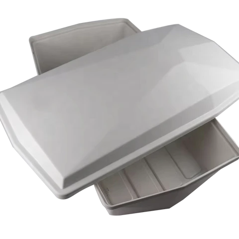 Plastic Pet Caskets Urn Box High Standard for Sale Design Feature Cat Dog Animals Solid Color