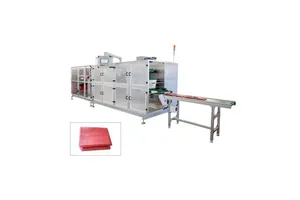 plastic apron making and folding machine protective apron making machine